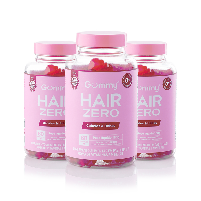 Gummy Hair® ZERO - 180 g - 3 und