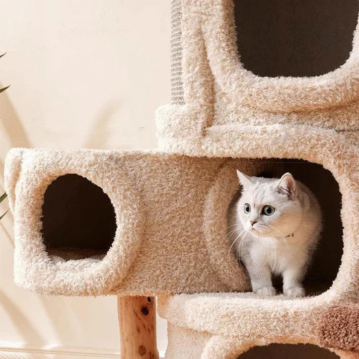 Torre Felina Premium - Feita para seu pet brincar e explorar