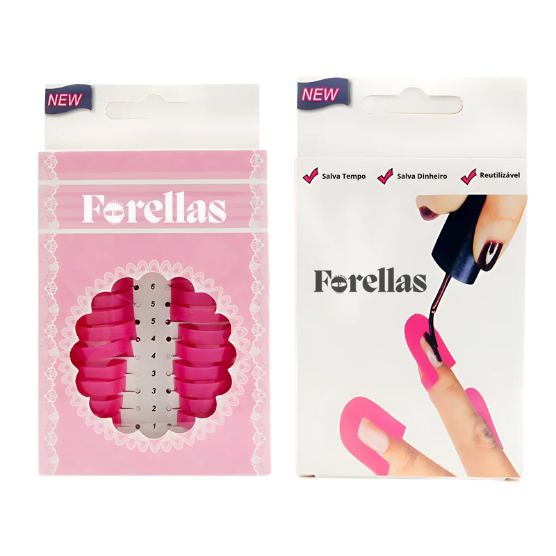 Kit para Unhas sem Borrar - Pinte com Precisão e Facilidade!