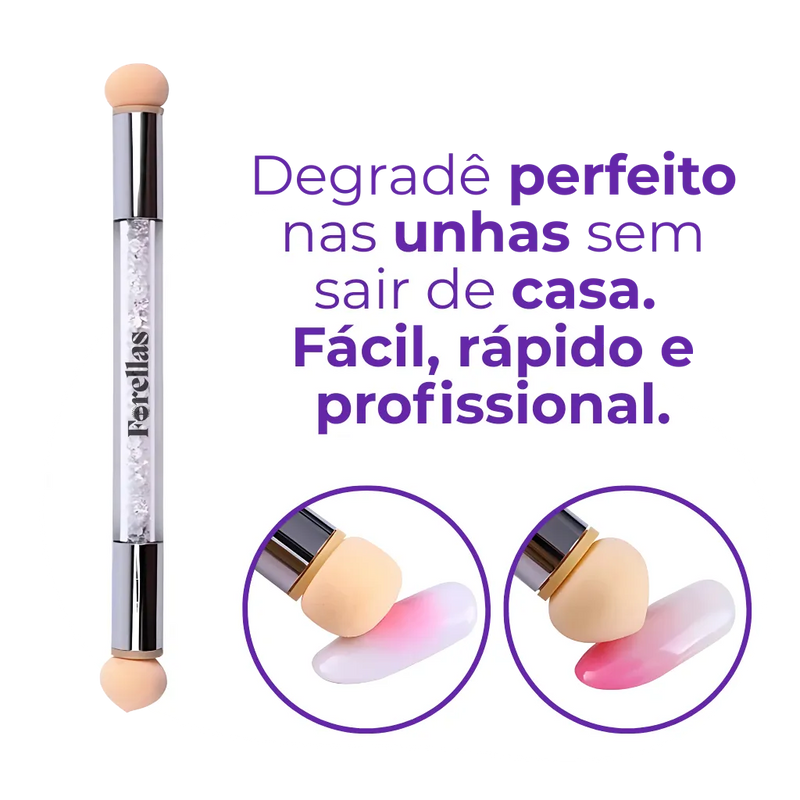 Pincel Degradê para Unhas - Faça Nail Art Fácil em Casa!