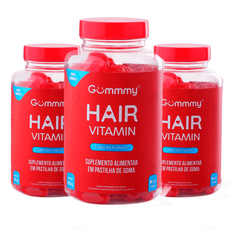 Gummy Hair® - Morango 180 g