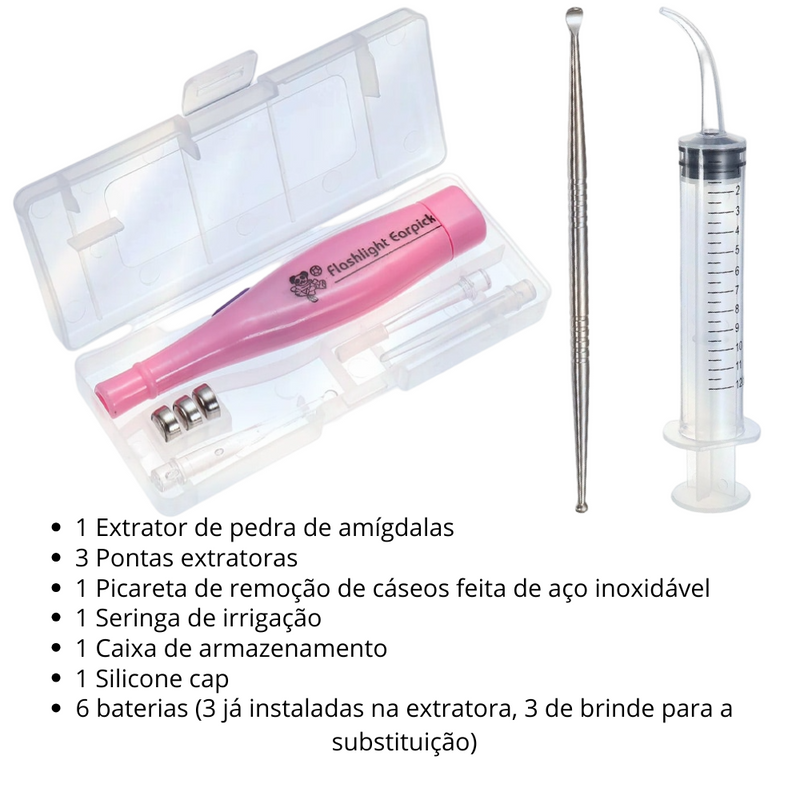 PROMOÇÃO PAGUE 1 LEVE 3 + BRINDE - KIT REMOVEDOR DE CÁSEOS
