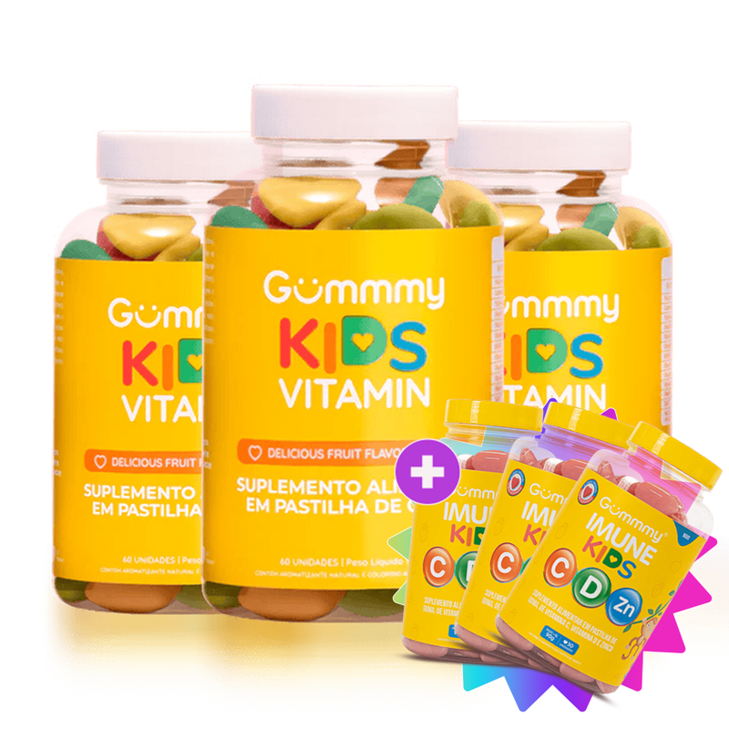 3 Gummy® Kids + 3 Gummy® Imune Kids