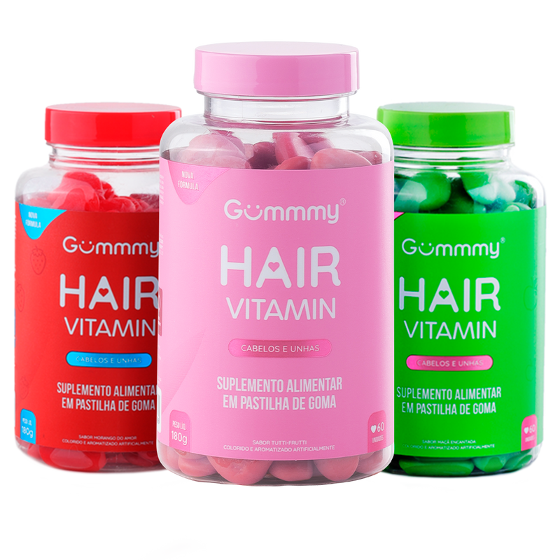 Gummy® Hair - Mix Sabores 180 g