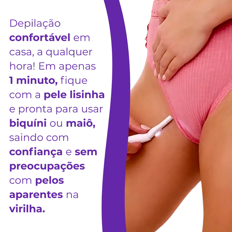 Caneta para Depilar as Virilhas - Lisinha Sem Sofrimento!