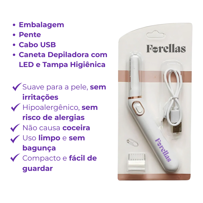 Caneta para Depilar as Virilhas - Lisinha Sem Sofrimento!