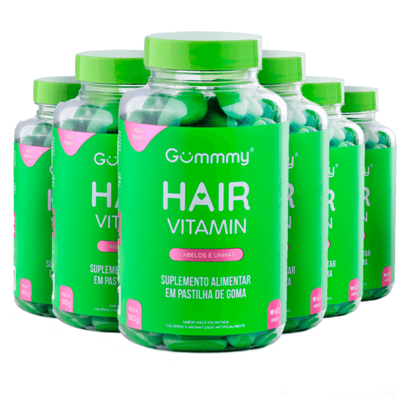 6 Gummy® Hair - 180g