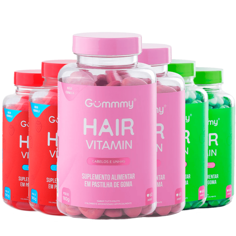 6 Gummy® Hair - 180g
