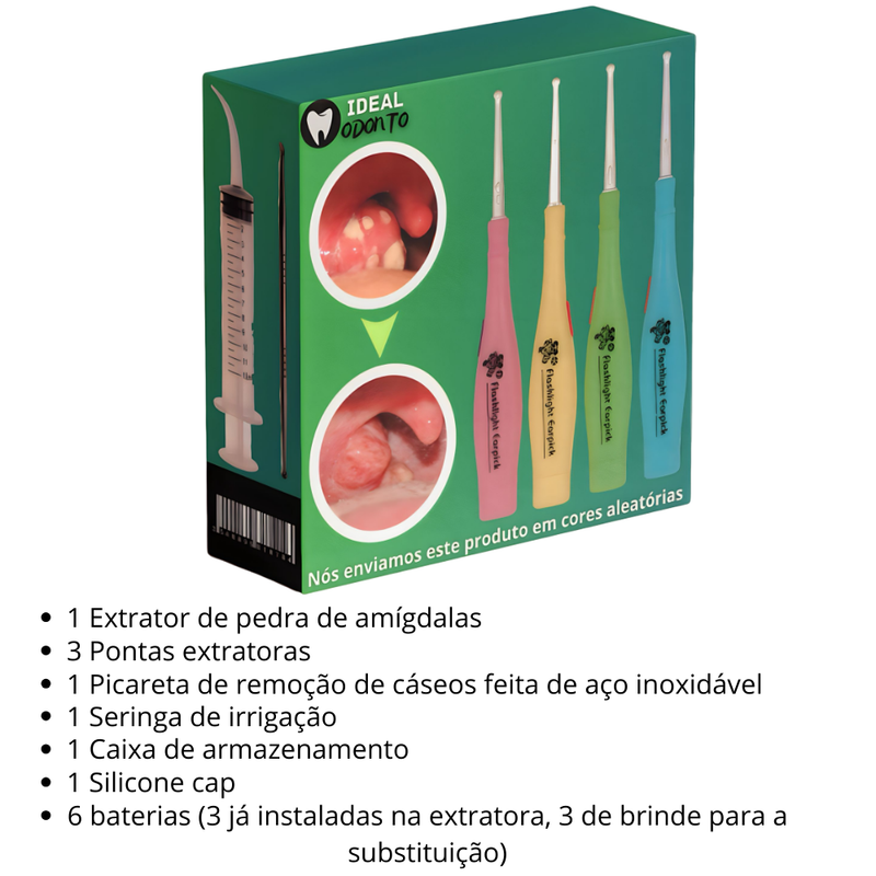 PROMOÇÃO PAGUE 1 LEVE 3 + BRINDE - KIT REMOVEDOR DE CÁSEOS