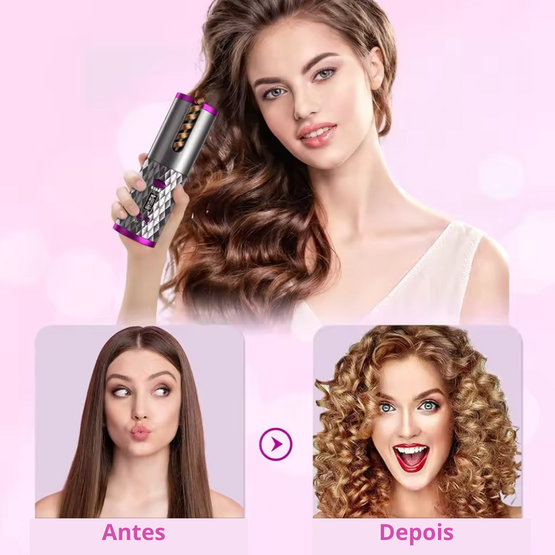 Pague 1 leve 2+brinde! BellaWave – Cachos profissionais em segundos. Portátil, Prático e Rápido!