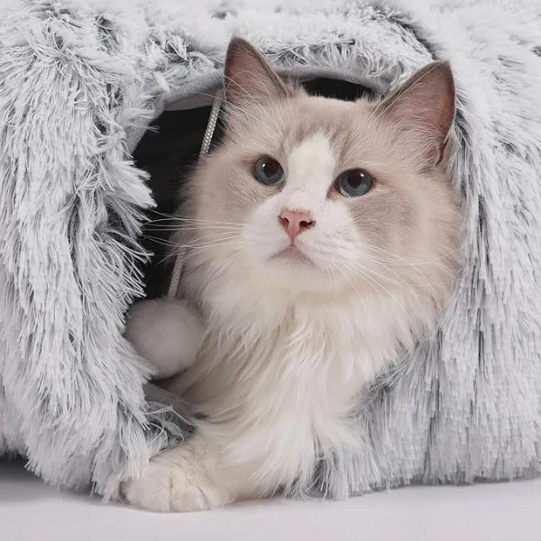 Túnel fluffy para árvore de natal