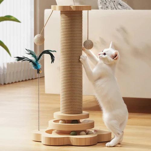 Arranhador interativo para gatos
