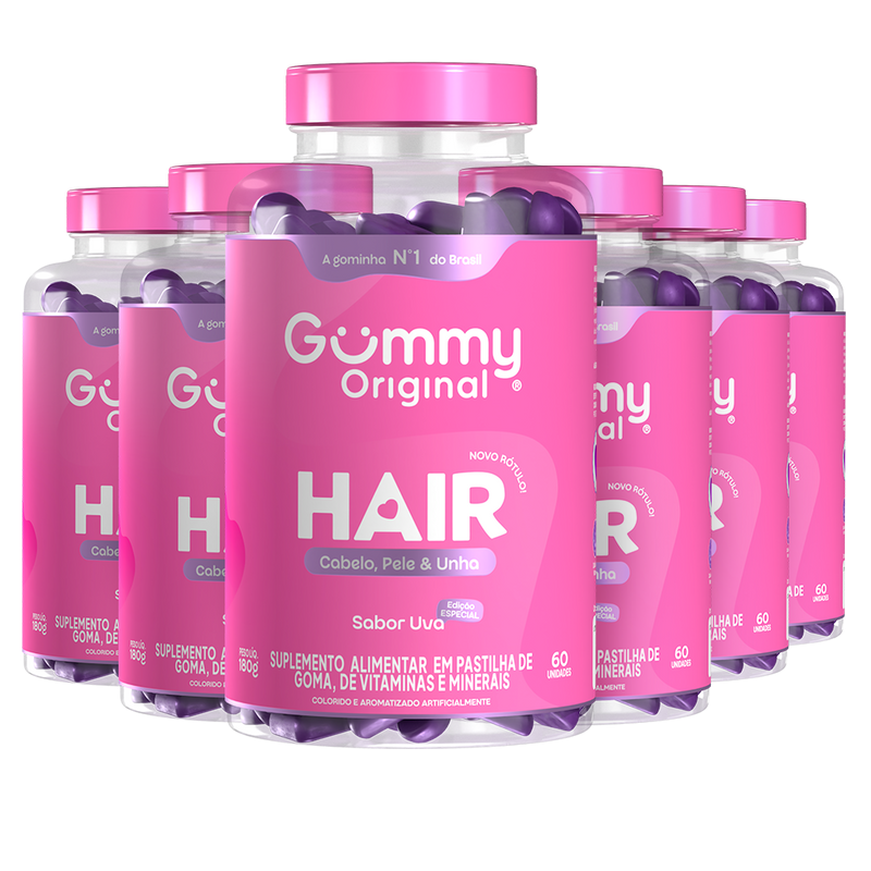 6 Gummy® Hair - 180g