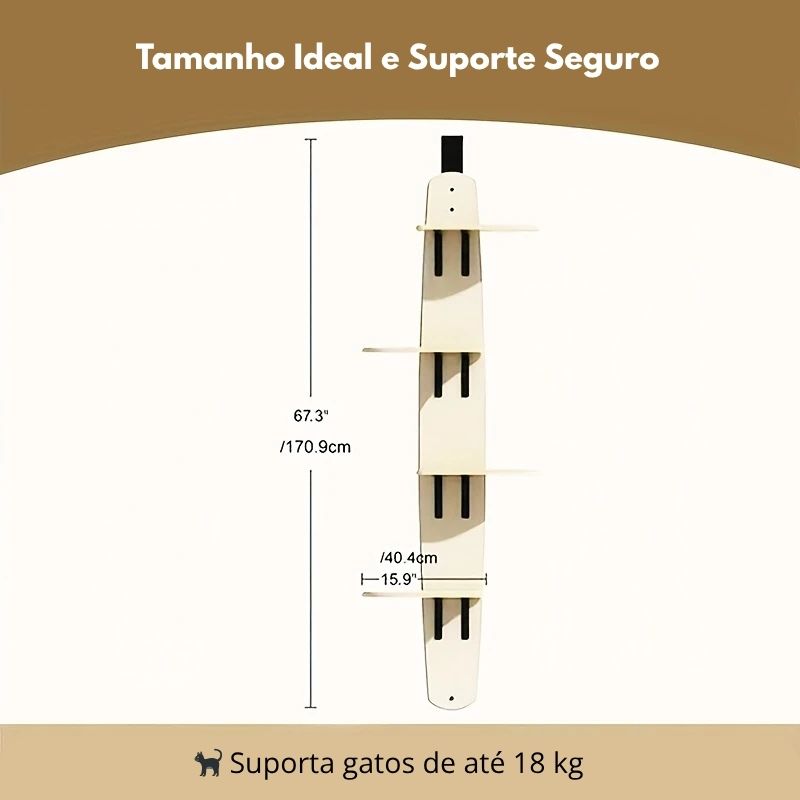SkyCat Lounge – Torre de Porta para Gatos