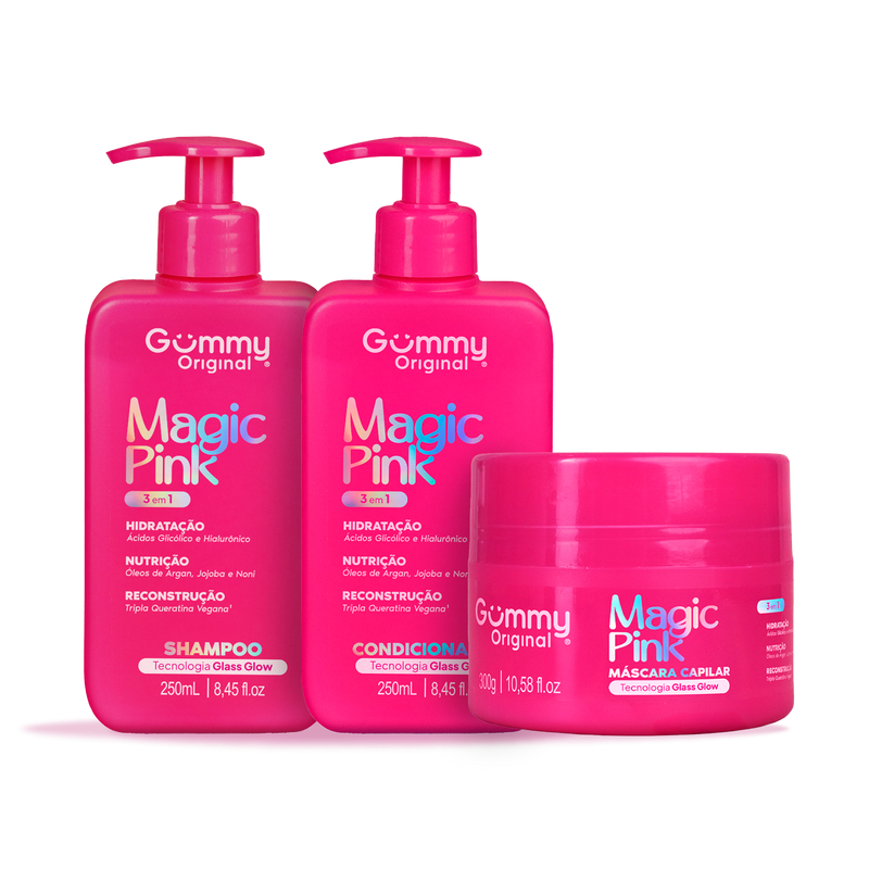Kit Gummy® Tratamento 3 em 1
