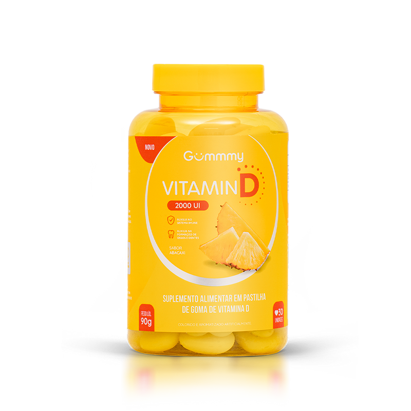 1 - Gummy Vitamina D Abacaxi