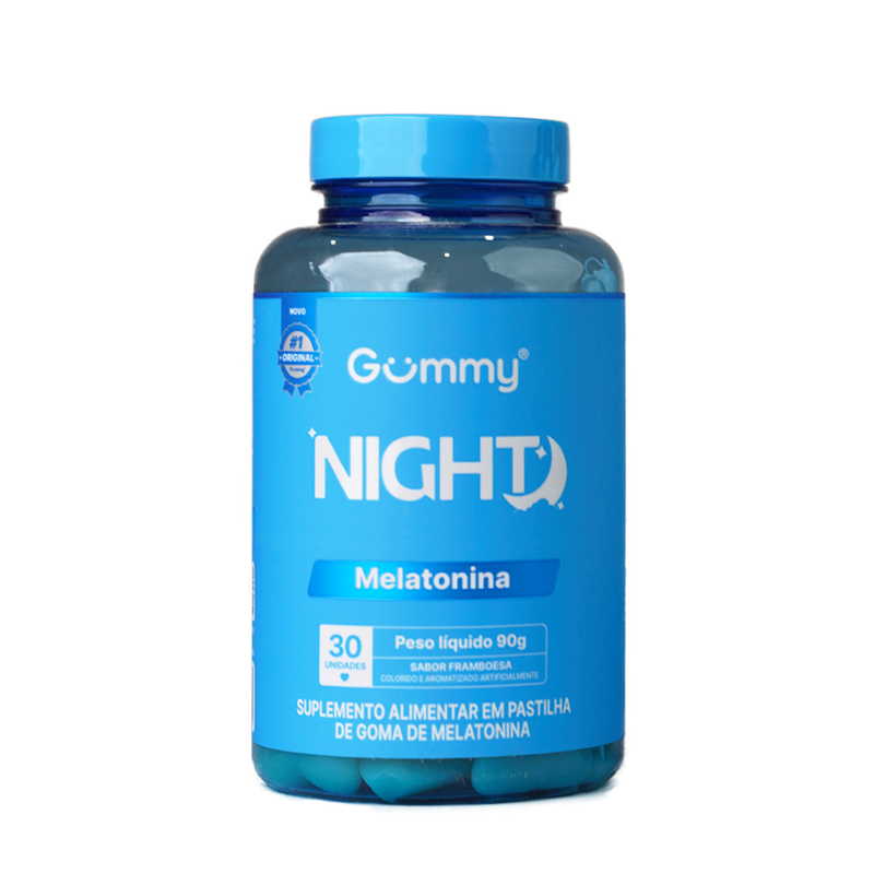 🎁 Gummy Night Melatonina® - Framboesa  90 g (100% off)