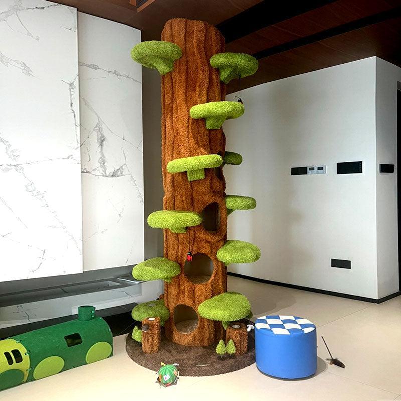Torre PlayTree Pet  -  O Cantinho Perfeito para seu felino explorar, brincar e descansar.