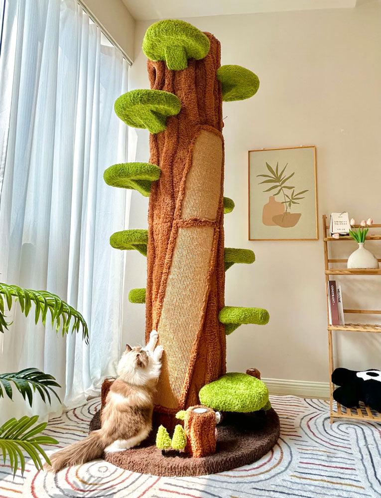 Torre PlayTree Pet  -  O Cantinho Perfeito para seu felino explorar, brincar e descansar.