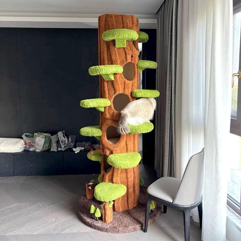 Torre PlayTree Pet  -  O Cantinho Perfeito para seu felino explorar, brincar e descansar.