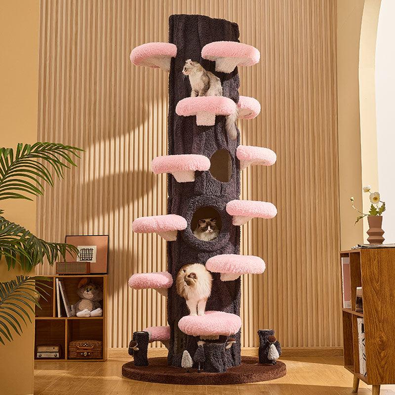 Torre PlayTree Pet  -  O Cantinho Perfeito para seu felino explorar, brincar e descansar.