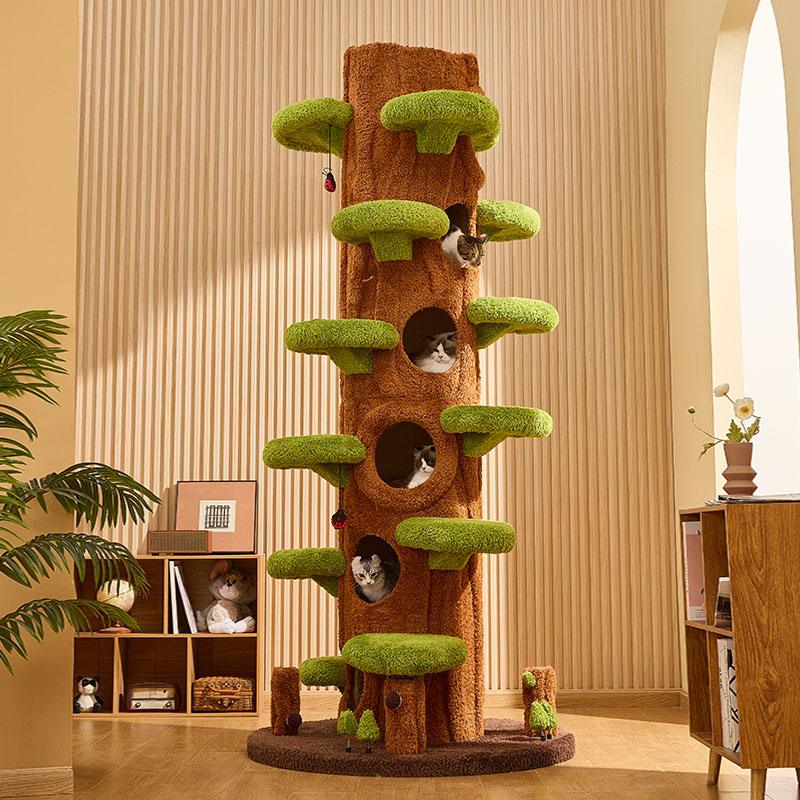 Torre PlayTree Pet  -  O Cantinho Perfeito para seu felino explorar, brincar e descansar.