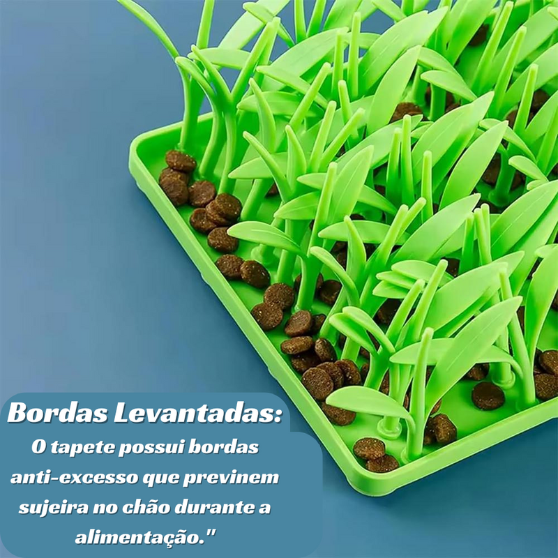 Tapete graminha interativa para pets