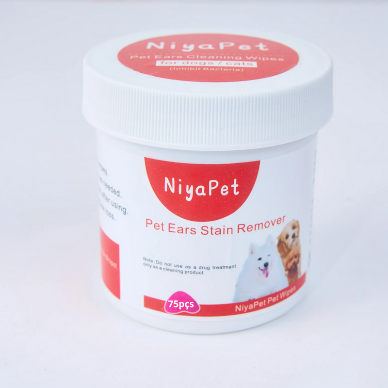 Lenço limpa lágrimas e remelas para pets