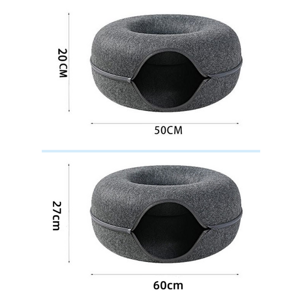 Túnel caminha para gatos
