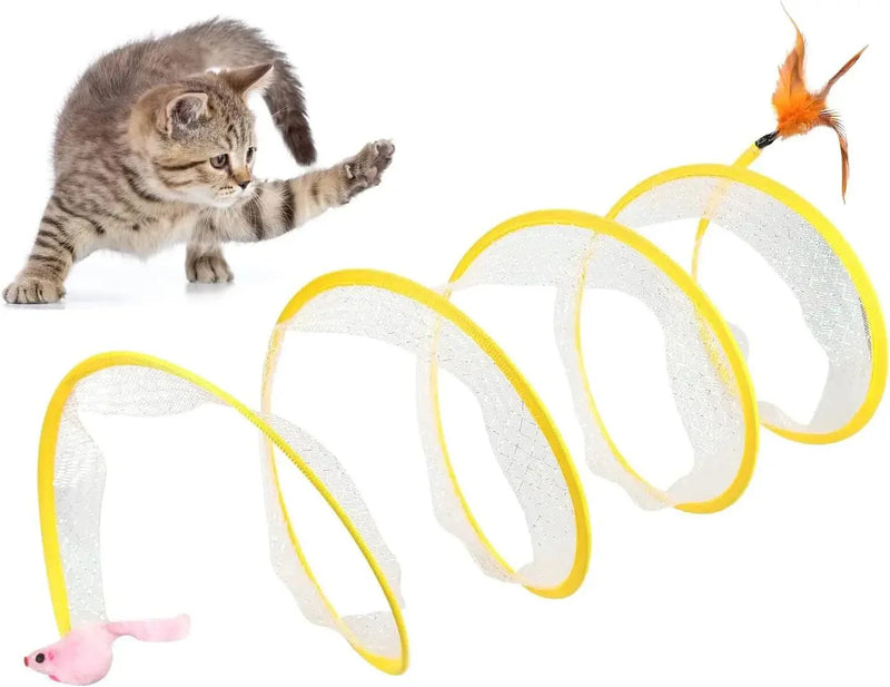 Túnel interativo para gatos