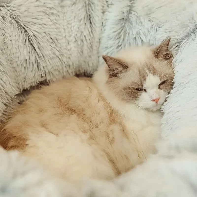 Túnel fluffy para árvore de natal