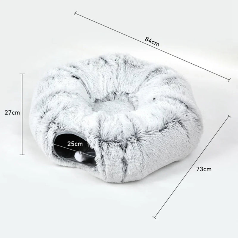 Túnel fluffy para árvore de natal