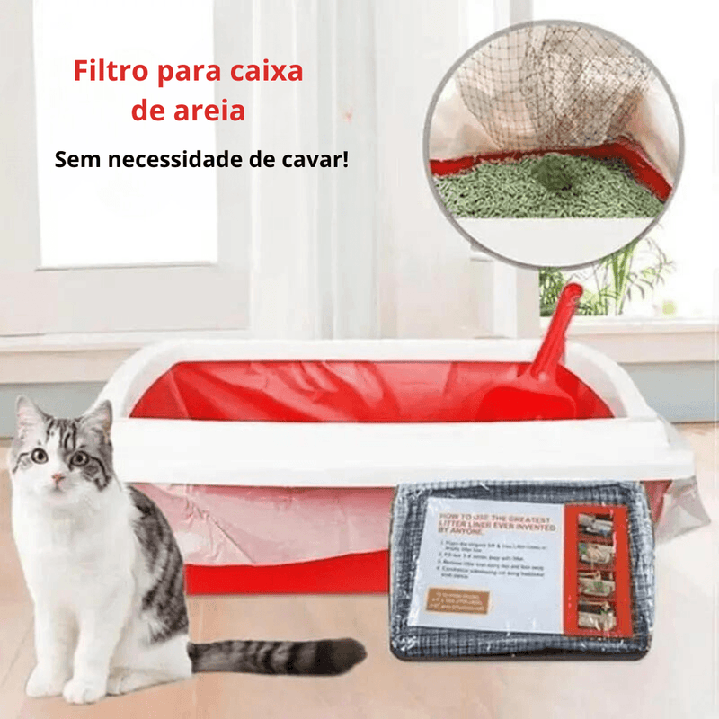 Caixa de Areia + Pacote com 10 unidades de filtros