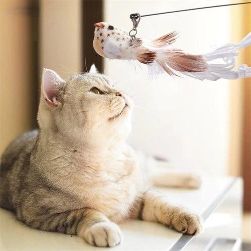 Varinha de brinquedo para gatos