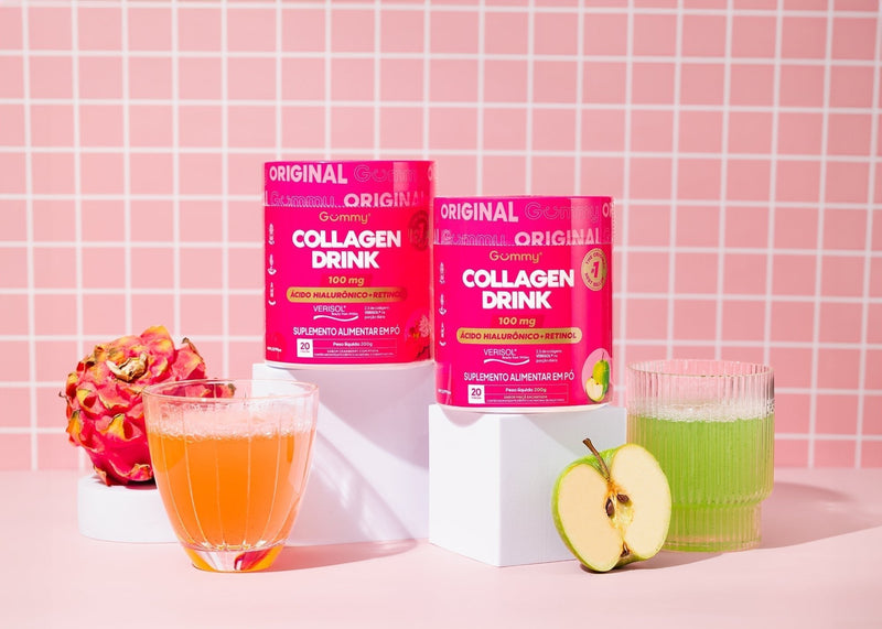 Gummy Colágeno Verisol Com Ácido Hialurônico e Retinol - Maçã verde