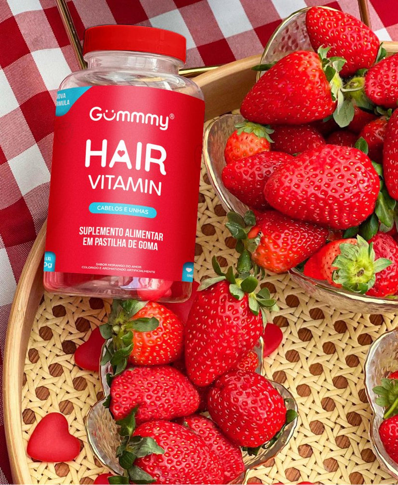 1 - Gummy® Hair - Morango 180g