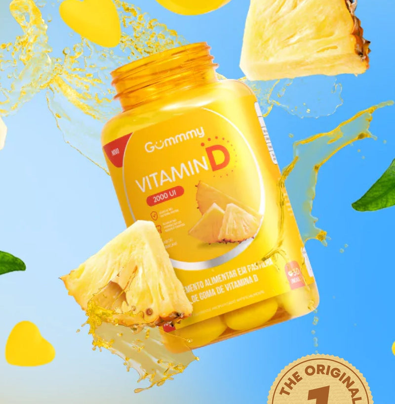 1 - Gummy Vitamina D Abacaxi