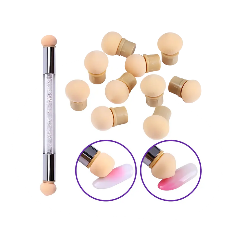 Pincel Degradê para Unhas - Faça Nail Art Fácil em Casa!